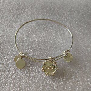 HTF Alex and Ani You are Loved Infinity Symbol Bangle  406